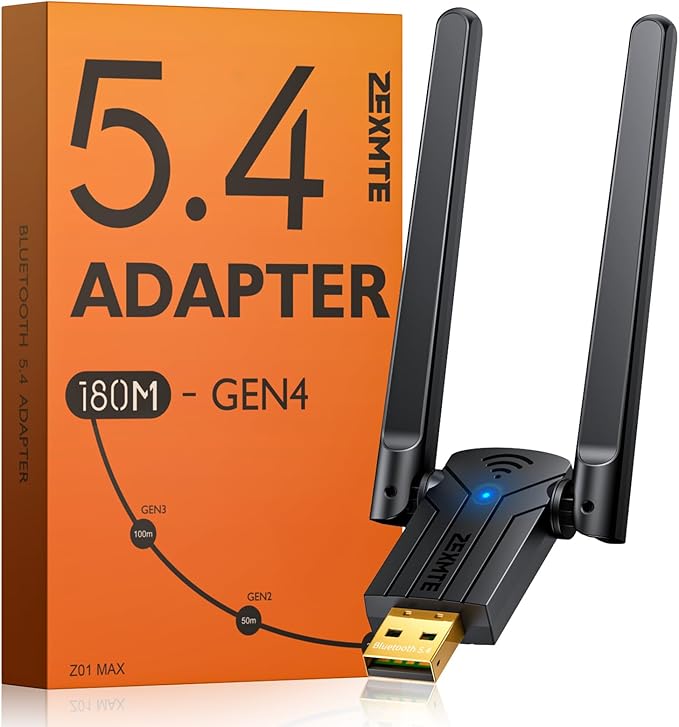 ZEXMTE 5.4 USB Bluetooth Adapter by ZEXMTE