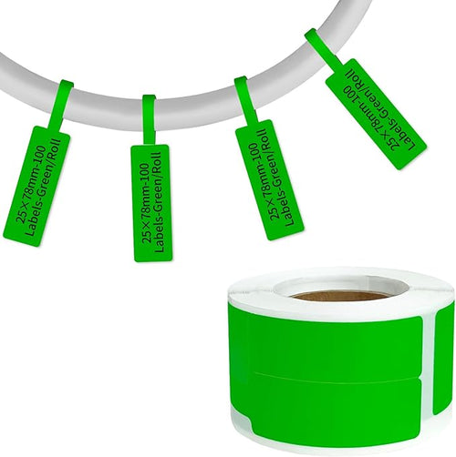 100 Pcs Cable Labels by PUQU