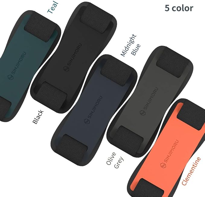Sinjimoru Phone Grip with Silicone Band – Comfortable One-Hand Holder & - Image 2