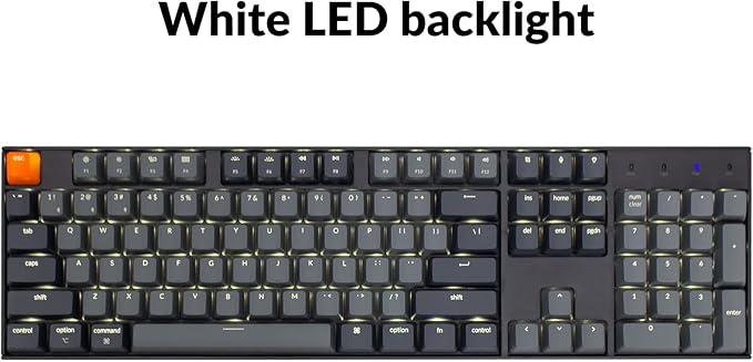 Keychron K10 Full Size Layout White LED Backlit Hot-Swappable Mechanical - Image 8