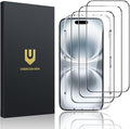 UNBREAKcable Screen Protector for iPhone 16 Plus/15 Plus Full Coverage Double by UNBREAKcable