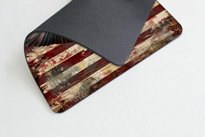 Square Mouse Pad Eagle and National Flag-1, Gaming Mouse Pads - Image 3