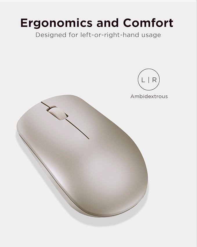 Lenovo 530 Wireless Mouse with Battery, 2.4GHz Nano USB, 1200 DPI Optical Sensor - Image 4