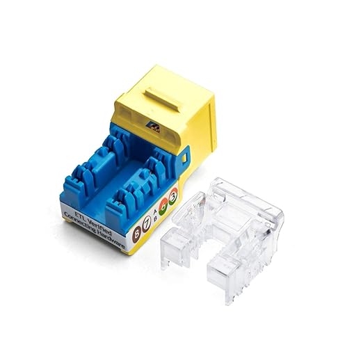 trueCABLE Cat6A Keystone Jack, Unshielded, 90 Degree Punch-Down, UL Listed - Image 2