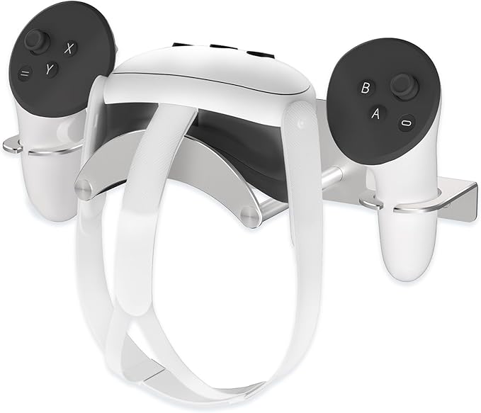 VR Wall Mount Aluminum Alloy, VR Headset Wall Mount Storage Stand Hook by ANSHAWTIY