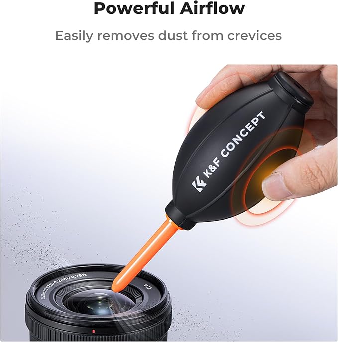 K&F CONCEPT Lens Air Blower, Rubber Bulb Air Pump Dust Blower Cleaner, - Image 3