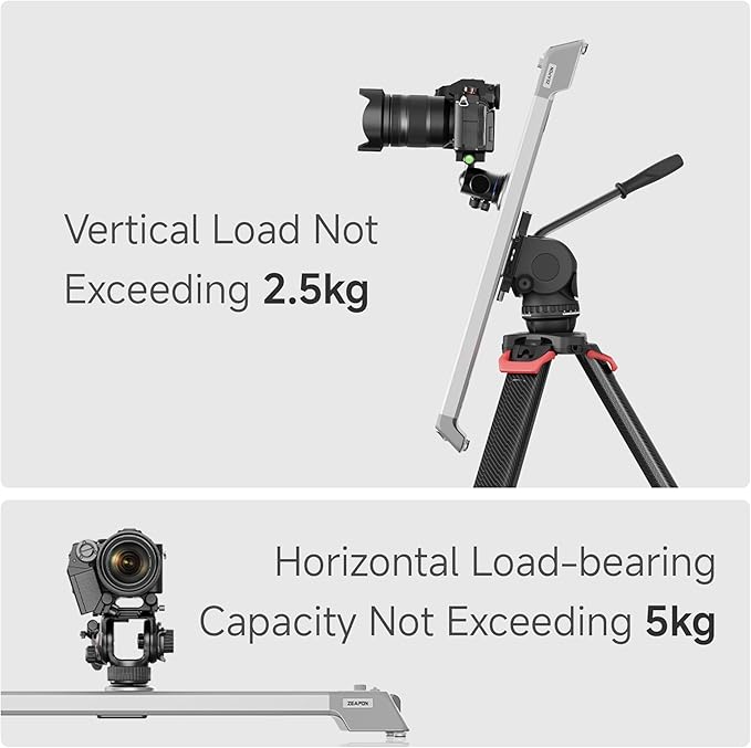 Zeapon EVO 125°Panorama Rotating Motorized Camera Slider, Powerful Quiet Motor - Image 3