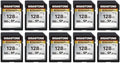 GIGASTONE 128GB SD Card 10-Pack, 4K Camera Pro, A1 V30 SDXC Memory Card 4K UHD by Gigastone