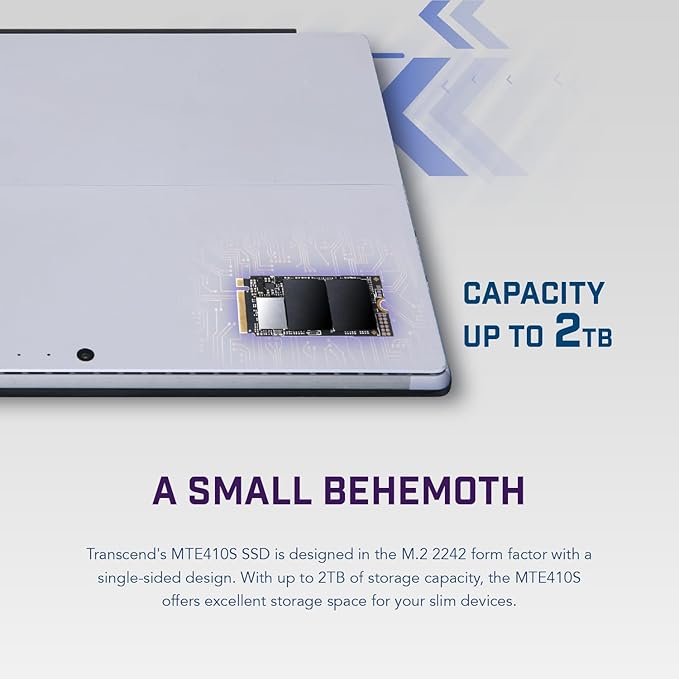 Transcend 1TB M.2 2242 SSD, PCIe Gen4x4 NVMe 3D TLC, - Image 6