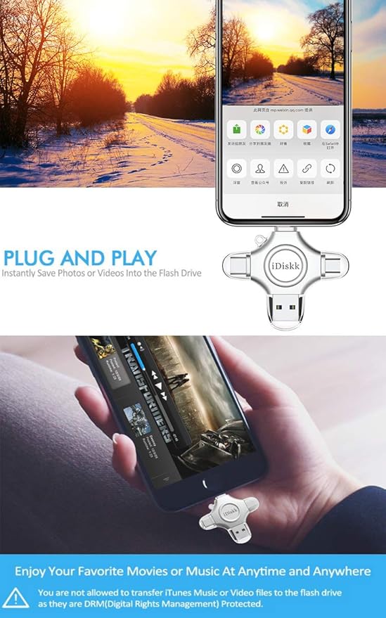 【1T B App*le Certified】iDiskk 1T Photo Memory Stick - Image 5