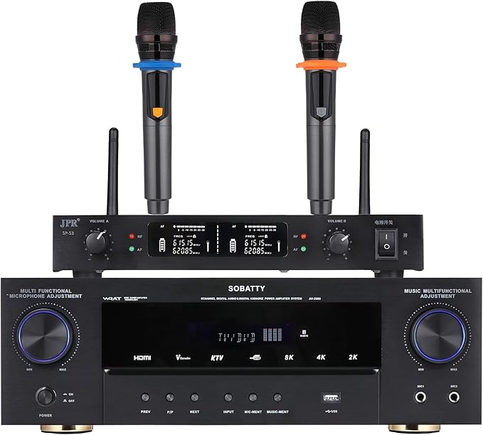 Stereo Receivers, 5.1 Channel Audio Amplifier by SOBATTY