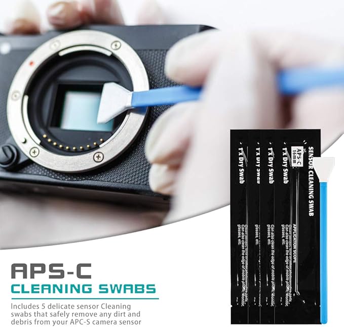Professional Camera Cleaning Kit, Including Cleaning Solution/5 APS-C Cleaning - Image 3