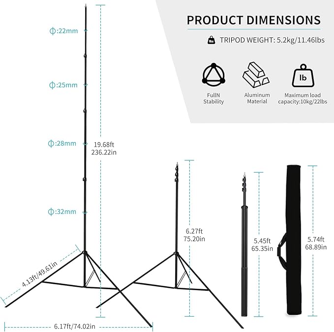 20FT/6M Tripod Stand - Image 2