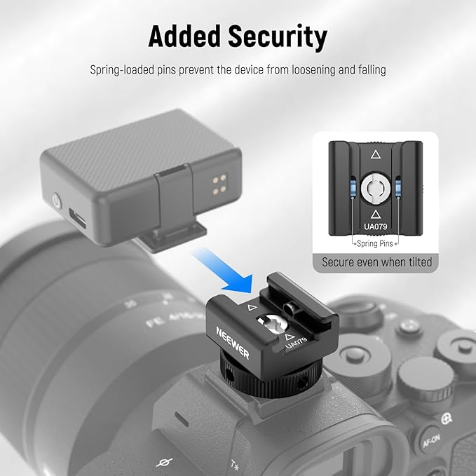 NEEWER Cold Shoe Mount Adapter Compatible - Image 5