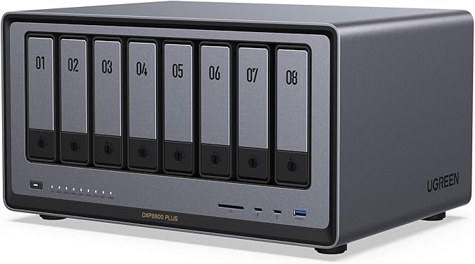UGREEN NASync DXP8800 Plus 8-Bay Desktop NAS, Intel i5 1235u 10-Core CPU by UGREEN