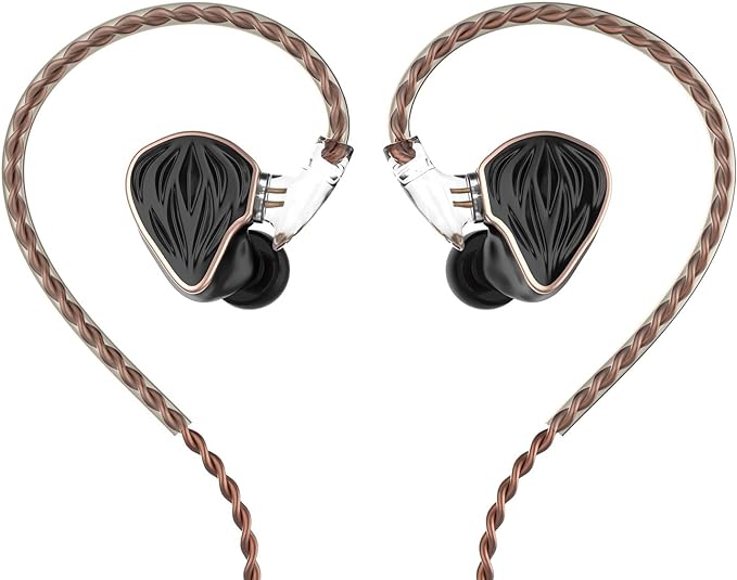 MS3 in-Ear Monitors, 2BA+1DD Hybrid IEM Wired Earphones, Includes 3 Pneumatic by HIDIZS