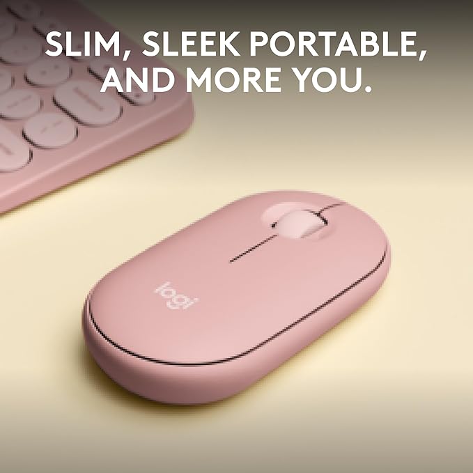 Logitech Pebble Mouse 2 M350s Slim Bluetooth Wireless Mouse, Lightweight - Image 2