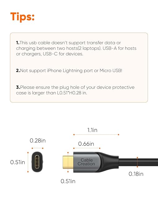 CableCreation 2-Pack USB C to USB A Cable 5FT, USB 3.1 USB 3.2 Gen2 10Gbps USB - Image 5