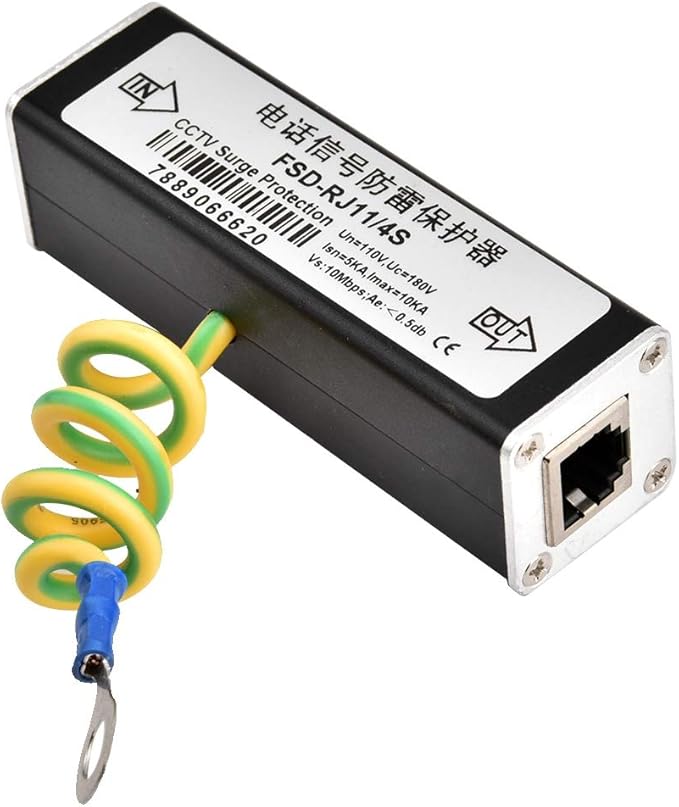 RJ11 Telephone Fax Protector, Lighting Thunder Arrester Device, Audio Telephone by Unknown