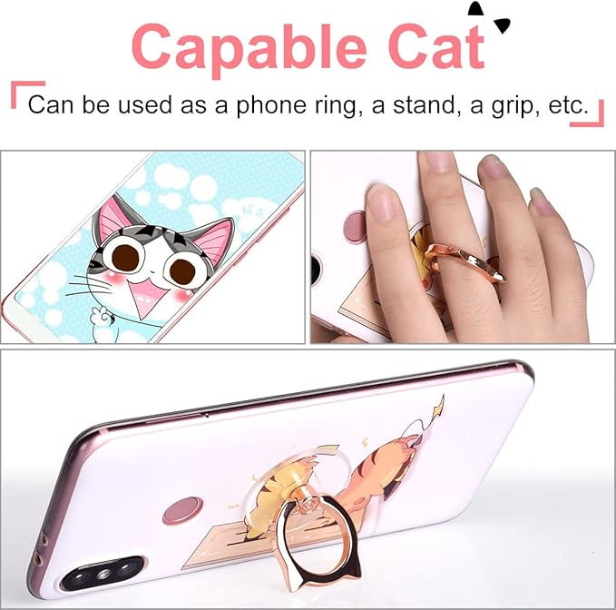 Cat Phone Ring Holder - Image 2