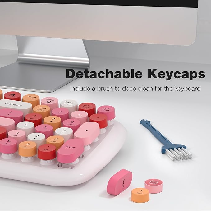 KNOWSQT Wireless Keyboard and Mouse Combo, USB Receiver Plug and Play, - Image 6