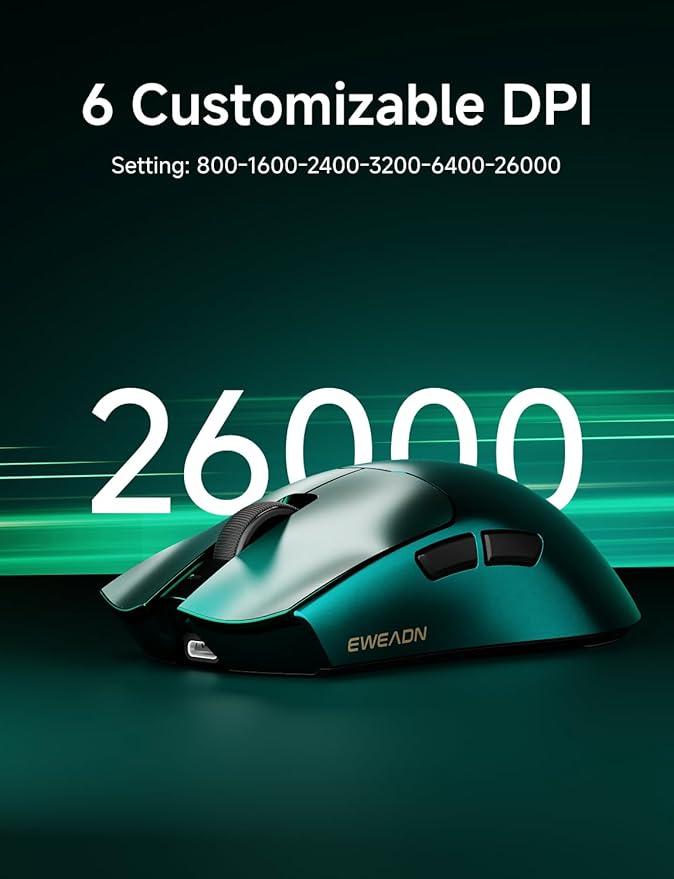 S9 Max Wireless Gaming Mouse, 59G Ergonomic Computer Mouse, Triple Modes - Image 5