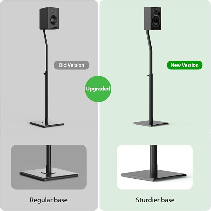 USX MOUNT Universal Speaker Stands, Height Adjustable Extend 30.0" to 39.1" - Image 9