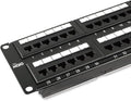 Tecmojo 48 Port Patch Panel, Cat6 Patch Panel, 2U Patch Panel, Network Patch by Tecmojo