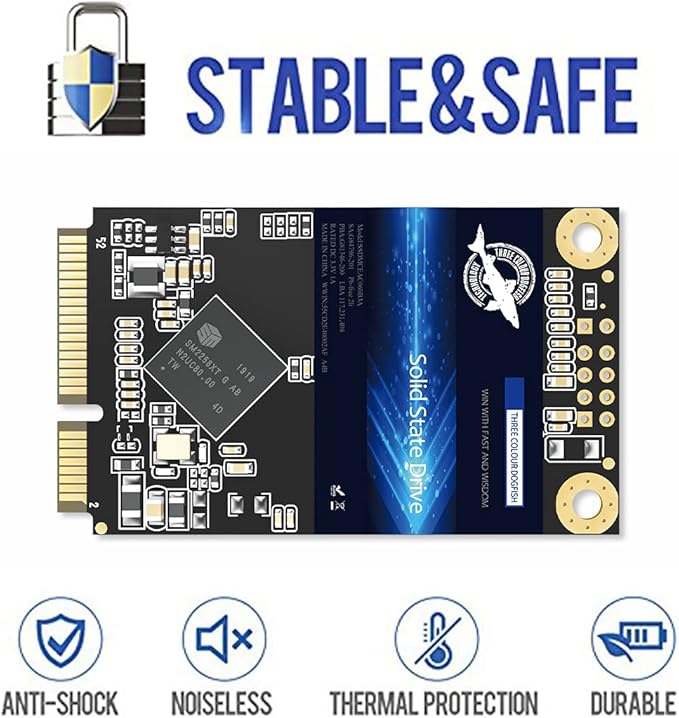 SSD mSATA 500GB Dogfish Internal Solid State Drive High Performance Hard Drive - Image 4