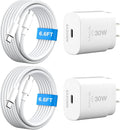 30W USB C i Phone 16 15 Charger Fast Charging, i Pad Pro/Air/Mini by EASDMN