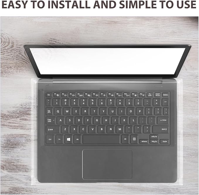 ABOOFAN Anti Cat Keyboard Cover Clear Acrylic Laptop Keyboard Protector - Image 3