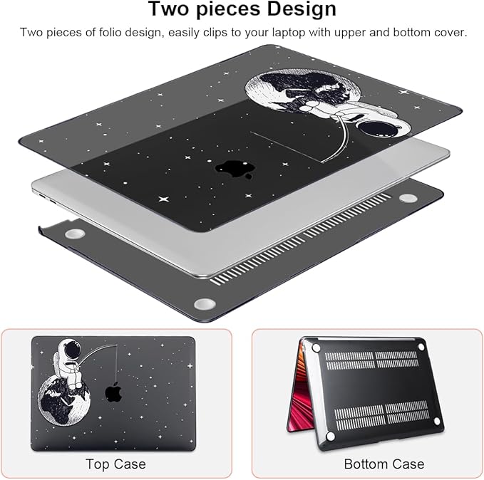 Compatible with MacBook Air 13 inch Case M1 A2337 A2179 A1932 Cover 2021 2020 - Image 3
