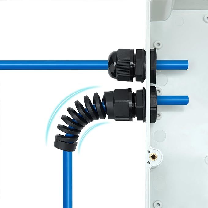 18 Pcs Waterproof Cable Gland, PG13.5 Thread, Made of PA66 Material, waterproof - Image 5