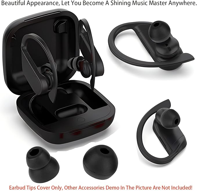 4 Pairs Earbud Tips Fit for Powerbeats Pro Ear Tips Beats Earbuds Replacement - Image 2
