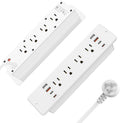 HHSOET 16 in 1 Recessed Power Strip Flat Plug, 30W Fast Charging Furniture by HHSOET