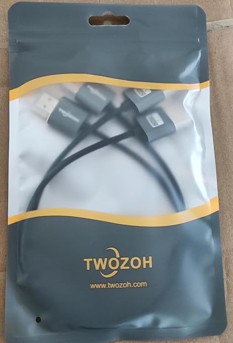 Twozoh Flexible & Slim HDMI Cable 1FT 2 Pack, Ultra Thin HDMI Cord Supports - Image 8