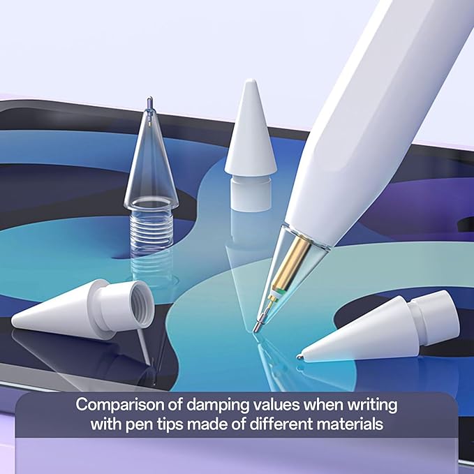 Replacement Tips for Apple Pencil, Upgraded Mix iPencil Tip for iPad Pro/USB-C - Image 5