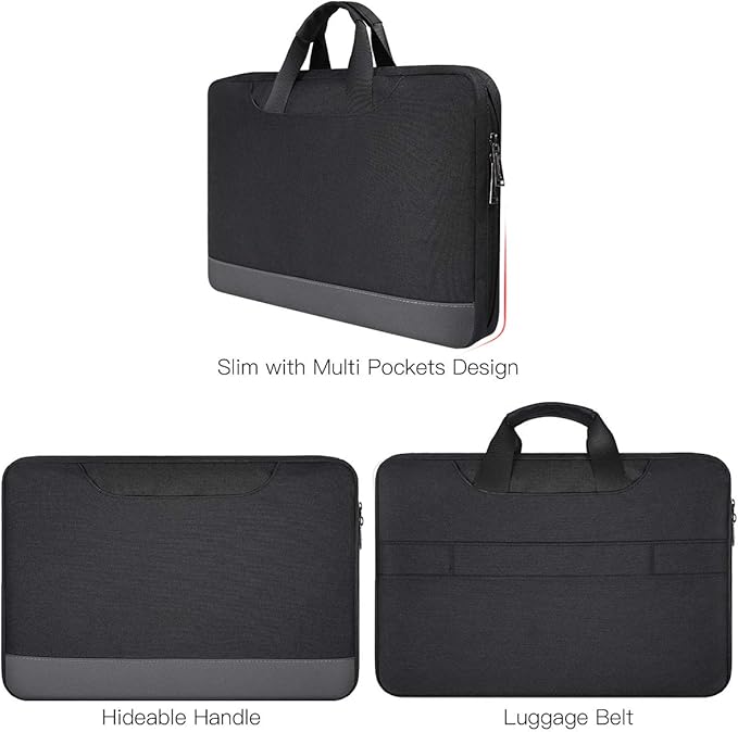 imComor 15.6 Inch Laptop Sleeve Bag, Men Women TSA Case - Image 4