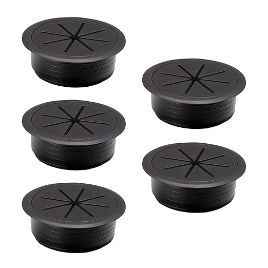 5 Pcs Desk Grommet 2-1/16" / 53 mm, Desk Hole Cover by EASYEAH