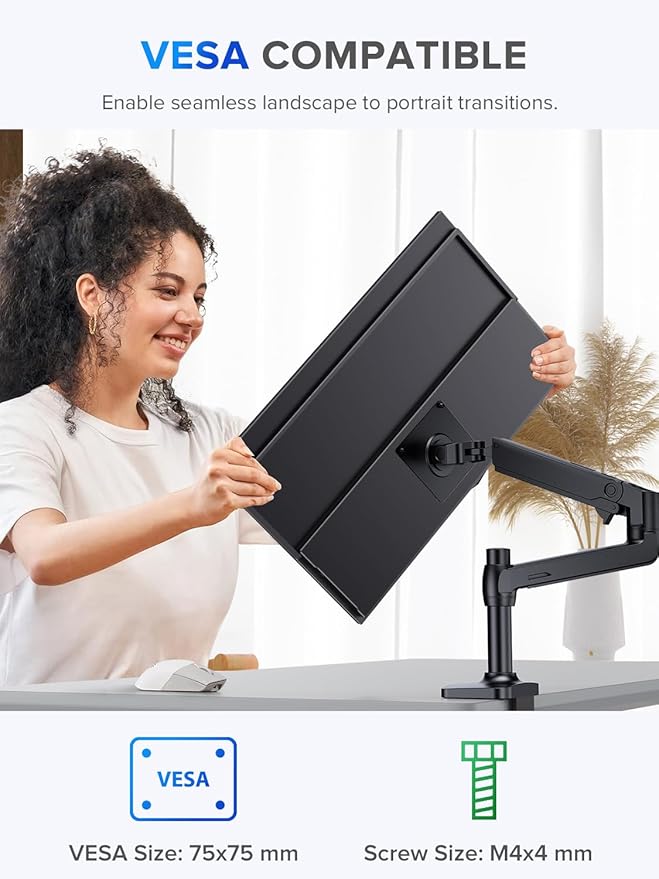 UPERFECT 22" QLED 2K Portable Monitor w/VESA & 180° Adjustable Stand, 2560×1440 - Image 6