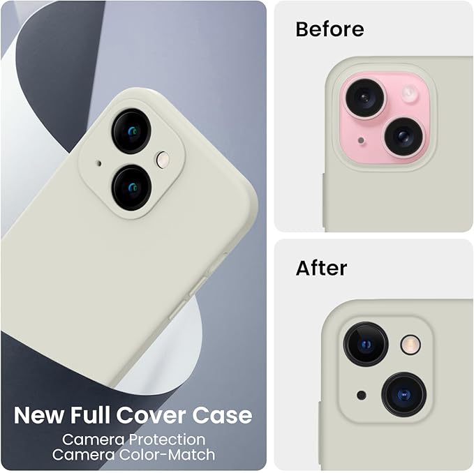 FireNova Designed for iPhone 15 Plus Case, Silicone Case with, Soft - Image 3