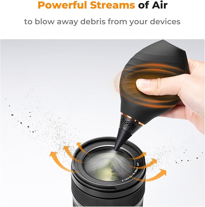 K&F CONCEPT Soft Tip Strong Air Blower, Single Air Intake Camera Lens Blower - Image 3