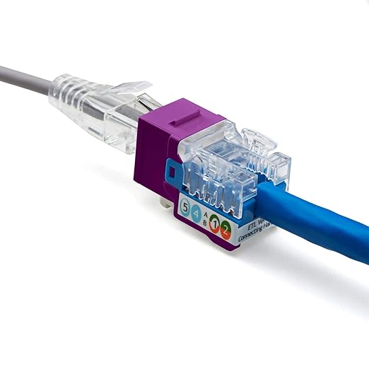 trueCABLE Cat6A Keystone Jack, Unshielded, 90 Degree Punch-Down, UL Listed - Image 7