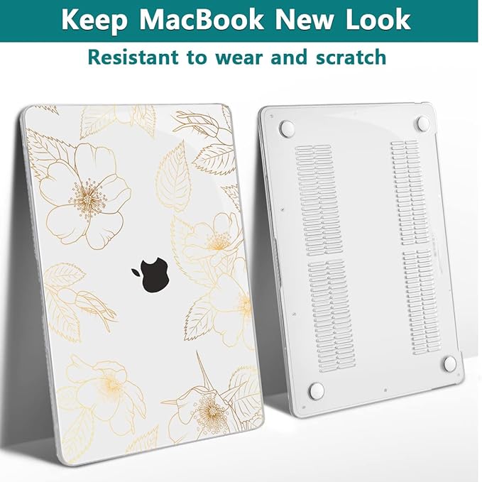 Teryeefi for 2022 2020 MacBook Pro 13 inch Case M2/M1 Chip, Plastic Hard Shell - Image 5