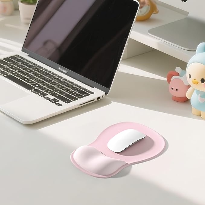EooCoo Gel Wrist Rest Mouse Pad Ergonomic Middle Concave Design, Relieve Wrist - Image 7