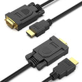 BENFEI 2 Pack HDMI to VGA 10 Feet Cable, Uni-Directional HDMI to VGA Cable by BENFEI