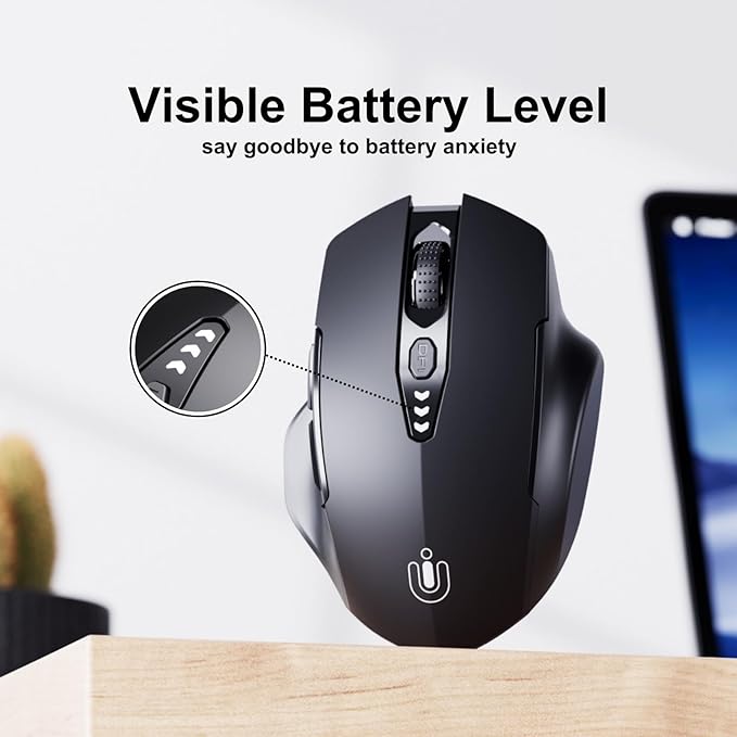 Bluetooth Mouse, Rechargeable Wireless Mouse, Computer Mouse - Image 3
