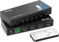 HDMI Switch 3 in 1 Out 4K@60Hz, 3 Ports HDMI Switcher Selector by JCHICI