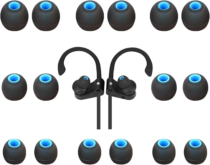 Earbud Tips Ear Bud Tips Soft Anti Slip Washable and Reusable Silicone by Unknown