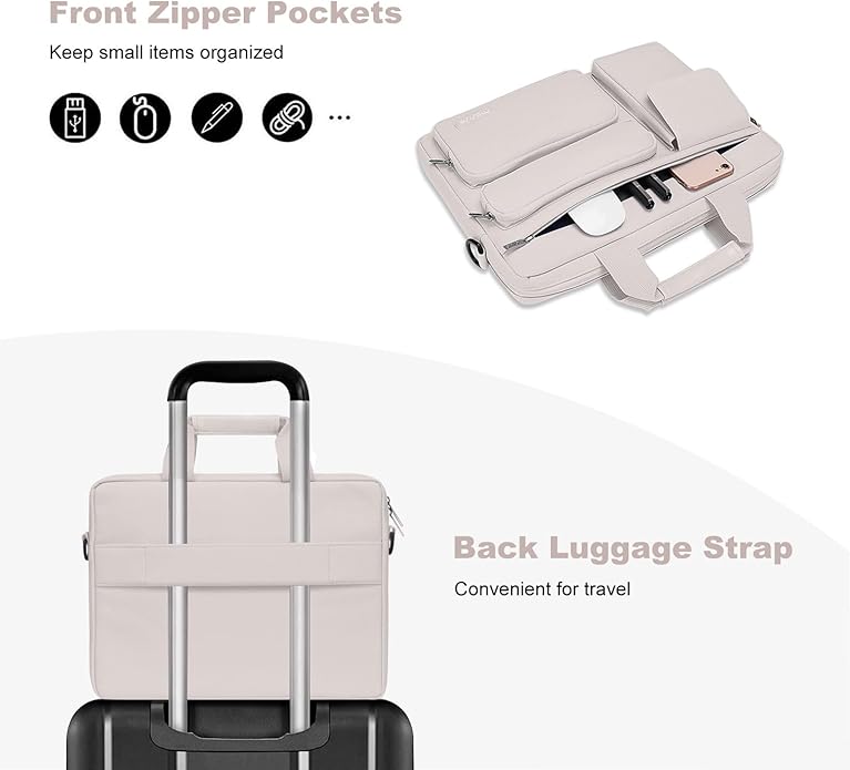 MOSISO Laptop Shoulder Bag, Computer Bag - Image 2